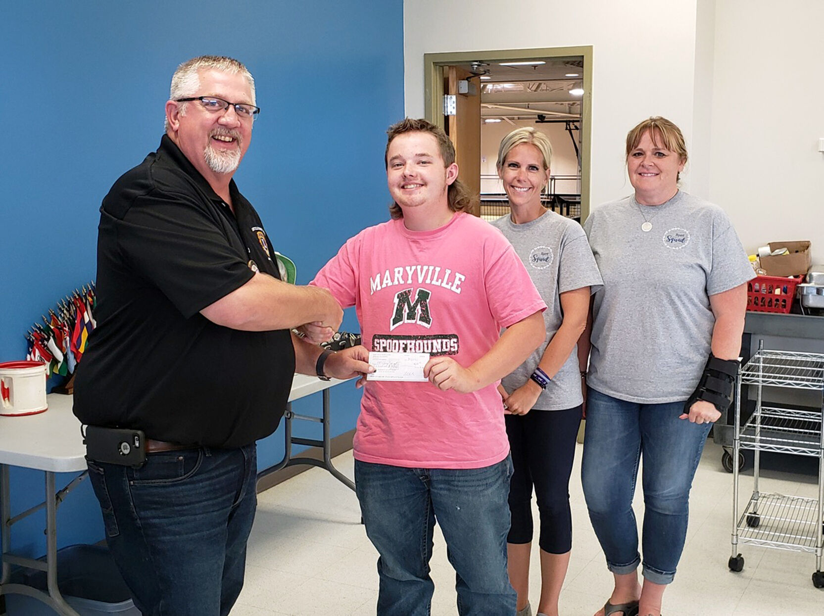 Host Lions donates to Maryville High School Cheer